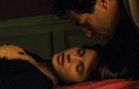 Veronique played by IrÃƒÂ¨ne Jacob and Alexandre Fabbri played by Philippe Volter. 
Courtesy of the Criterion Collection.