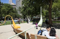 Charles Long’s “Pet Sounds” (2012) in Madison Square Park. Photo by James Ewing/Courtesy Madison Square Park Conservancy.