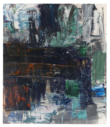 Louise Fishman, “Zero at the Bone,” 2010. Oil on linen. 70 x 60”. Courtesy Cheim & Read, New York. 