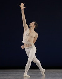Robert Fairchild in George Balanchine’s <em>Apollo</em>. Photo: Paul Kolnik. Image courtesy the New York City Ballet.
