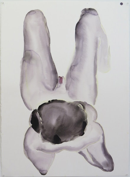 Patricia Cronin, “Untitled,” 2012. 60 x 40”, watercolor on paper. Image courtesy of fordProject.