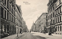 The Barerstrasse in Munich, ca. 1910 (the building in which Duchamp rented a room--no. 65--is just hidden from view on the right).