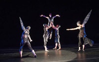 Korea National Contemporary Dance Company and Trey McIntyre Project in The Unkindness of Ravens. Photo Credit: Stephanie Berger.