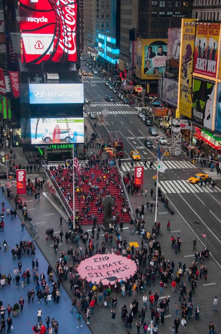 Times Square protestors.