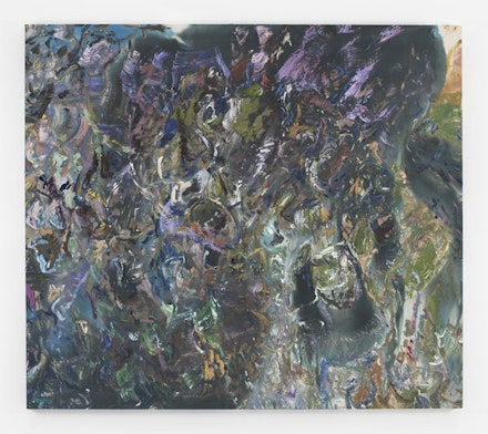 Larry Poons, “The Venetian,” 2012. Acrylic on canvas, 68 1/2 x 78”.