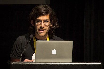 Aaron Swartz speaking at the Freedom to Connect conference, run by David Isenberg in Washington, D.C. area May 21 – 22, 2012.