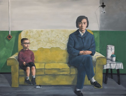 Zhang Xiaogang, “My Mother,” 2012. Oil on canvas, 6' 6-3/4