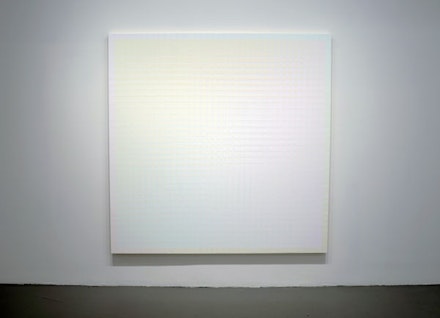 Sanford Wurmfeld, “II-16 + B (Light),” 2013, Acrylic on canvas, 72 x 72”.