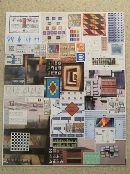 Jonathan Schorsch, “Repetition Compulsion Square,” 2011, 22 x 28”.