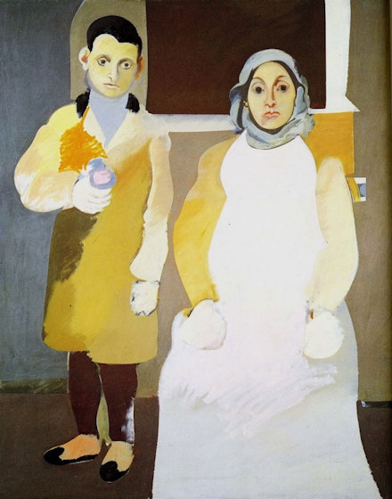 Arshile Gorky, “The Artist and His Mother,” Oil on canvas, 60 × 50”. Whitney Museum of American Art, New York; gift of Julien Levy for Maro and Natasha Gorky in memory of their father. © 2010 The Arshile Gorky Foundation / Artists Rights Society (ARS), New York.