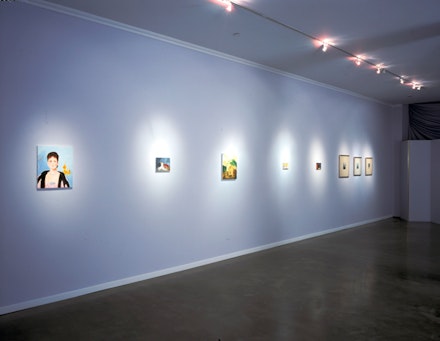 Karen Kilimnik, installation at 303 Gallery, 2002. Courtesy 303 Gallery, New York.