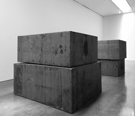 “Intervals,” 2013 and Grief and Reason (for Walter), 2013. © Richard Serra. Courtesy Gagosian Gallery. Photograph by Robert McKeever.