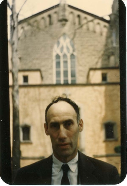 Robert Lax. Photo by Ad Reinhardt, 1958. Courtesy the Ad Reinhardt Foundation.