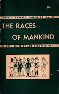 figure 1. Ad Reinhardt, cover, Ruth Benedict and Gene Weltfish, The Races of Mankind (New York: Public Affairs Committee, 1943). Courtesy Ad Reinhardt Foundation.