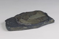 Unknown, ink stone for calligraphy and painting, 1850-1890 (Late Edo - Early Meiji), slate 1-3/16