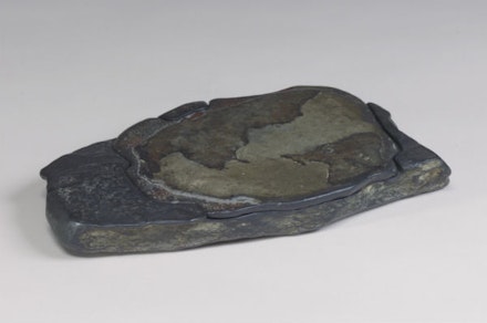 Unknown, ink stone for calligraphy and painting, 1850-1890 (Late Edo - Early Meiji), slate 1-3/16