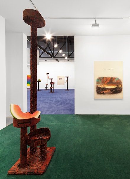 <em>The Temptation to Exist (May Contain Nuts), Installation view, Andrea Rosen Gallery, New York, 2014</em>