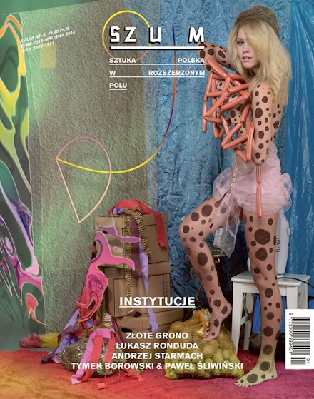 Mu Szum (Buzz) magazine, cover, winter 2013 – spring 2014. courtesy Szum Magazine, Warsaw, layout Moonmadness Studio.