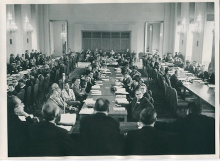 Ninth AICA Congress and Eighteenth General Assembly, Prague, Czechoslovakia, 1966. From the Archives of AICA International; Courtesy of the Archives of Art Criticism in Rennes, France.