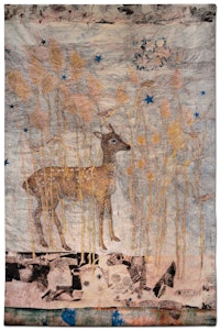 Kiki Smith, “Fortune,” 2014 Jacquard tapestry, 108 ̋ × 72 ̋ Image courtesy the artist and Magnolia Editions