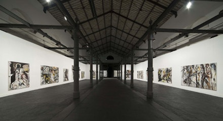 Tsibi Geva, installation view in the exhibition: <em>Tsibi Geva: Recent and Early Works</em>, MACRO Testaccio, Rome, 2014. Photographer: Sarale Gur Lavy.