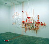 Diana Cooper, “Orange Alert (USA)” (2005). Courtesy of Postmasters Gallery.