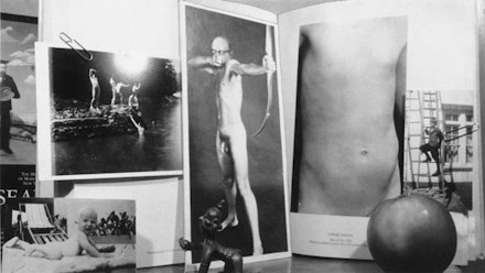 John O’Reilly, “Mythic Still Life” (1985). Collage of gelatin silver transfer prints (Polaroid), 33/4×65⁄8 ̋. The Museum of Modern Art, New York. The Family of Man Fund. © John O’Reilly. Courtesy Gagosian Gallery.