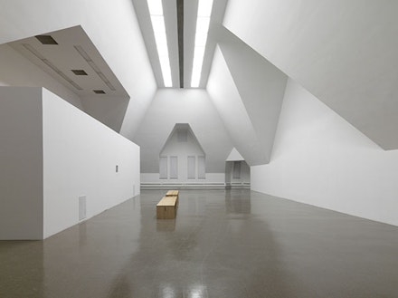 Mathias Poledna, installation view (2014). The Renaissance Society at the University of Chicago.