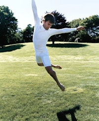 Photograph of Tom Gold in “2wice”–“Gold” issue by Jens Umbach.