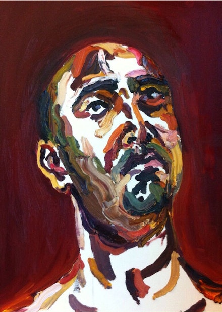 Myuran Sukumaran, “Self Portrait” (2015). Courtesy of the Ben Quilty Studio.