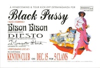 Black Pussy Promotional Flyer, courtesy Dustin Hill.