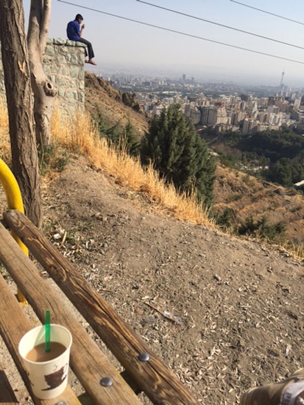 View from Mount Tochai (aka Roof of Tehran), overlooking the city. Photo: Yasaman Alipour.