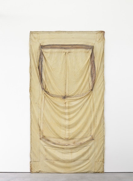 Robert Overby, <em>Loft Window, 5 June 1971</em>, 1971. Latex rubber, 113 × 60 inches. Courtesy the Estate of Robert Overby and Andrew Kreps Gallery, New York.