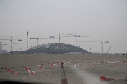 Louvre Museum Construction, Abu Dhabi, March 2015.