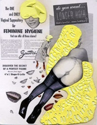 Ellen Gallagher, “Feminine Hygiene,” detail from portfolio edition DeLuxe, (2005). Courtesy Two Palms Press.