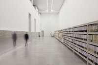 Installation view: Arno Brandlhuber, Florian Hertweck, Thomas Mayfried, <em>The Dialogic City : Berlin wird Berlin</em>, 2015. © The Dialogic City. Courtesy Berlinische Galerie.