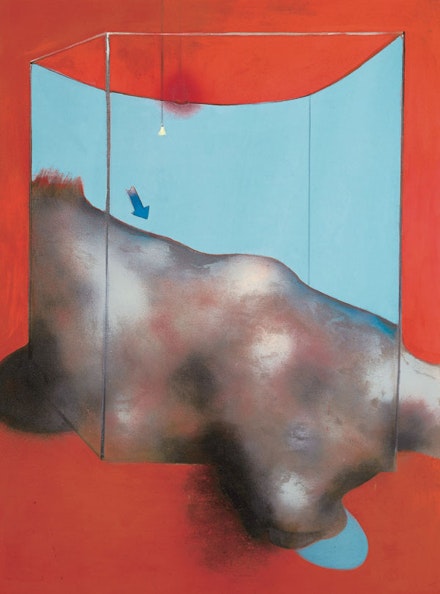 Francis Bacon, <em>Sand Dune</em>, 1983. Oil and pastel on canvas, 78 × 58 inches. © The Estate of Francis Bacon. All rights reserved. / DACS, London / ARS, NY 2015. Photo: Peter Schibli, Basel. Courtesy Gagosian Gallery.