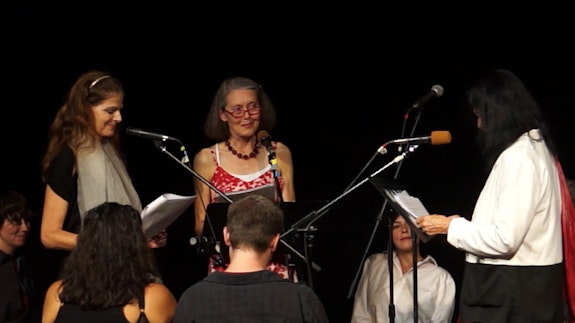 Anne Carson, Anne Waldman, Eleni Sikelianos, Naropa 2013.