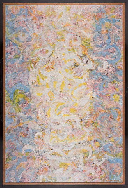 Beauford Delaney, <me>Untitled</em>, 1959. Oil on canvas. 56 9/10 × 37 2/3 inches. © Estate of Beauford Delaney, by permission of Derek L. Spratley, Esquire.