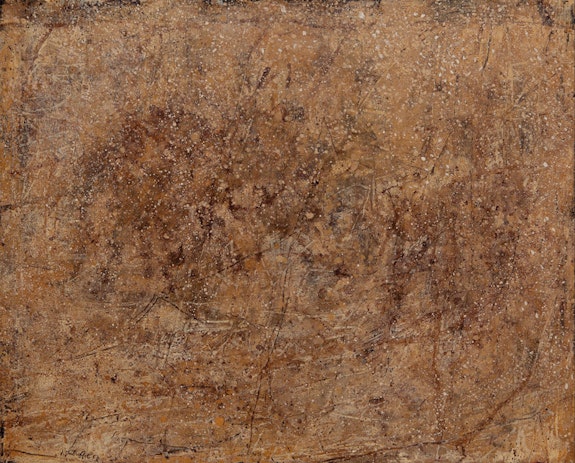 Jean Dubuffet, <em>Texturologie I [Texturology I]</em>, September 24, 1957. Oil on canvas. 32 × 39 1/2 inches. Private Collection. Photo by Kent Pell / Art © 2016 Artists Rights Society (ARS), New York / ADAGP, Paris.
