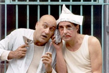 Dario D'Ambrosi (left) and Lorenzo Allesandri (right) in D'Ambrosi's <i>Nemico Mio [My Enemy]</i>

