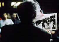 Jean-Luc Godard in Notre Musique © Les Films du Losange.