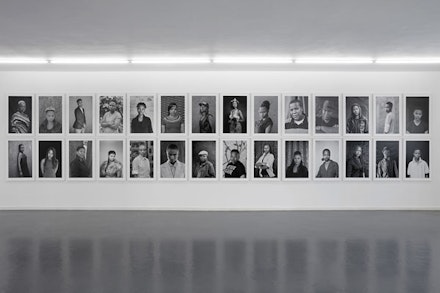 Installation view: <i>Faces and Phases 10,</i> 2016. Courtesy Stevenson Cape Town and Johannesburg.