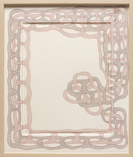 James Siena, <em>Rulebreaker</em>, 2016. Ink on paper and museum board. 17 1/4 x 14 5/8 x 1 1/8 inches. Photograph by Kerry Ryan McFate. © James Siena, courtesy Pace Gallery.