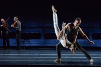 <p>Wendy Whelan and Brian Brooks in <em>Some of a Thousand Words</em>. Photo: Nir Arieli.</p>