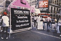 Housing Works' float in the 1991 Gay Pride Parade.