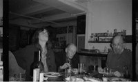 PATTI SMITH DINNER PARTY AT 222 BOWERY, 1995.