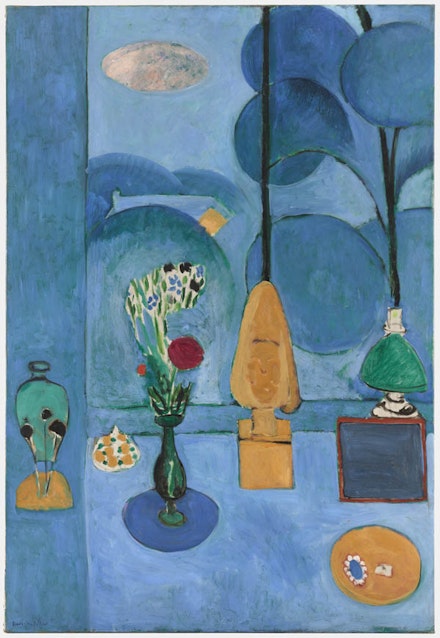 Henri Matisse, <em>The Blue Window</em>, 1913; oil on canvas; the Museum of Modern Art, New York, Abby Aldrich Rockefeller Fund; ©Succession H. Matisse/Artists Rights Society (ARS), New York