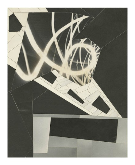Walter Hopps, <em>Untitled (series)</em>, c. early to mid 1950’s, light drawings on silver bromide photographic paper, each 10 × 8 in (approx.), Courtesy of Private Collection.
