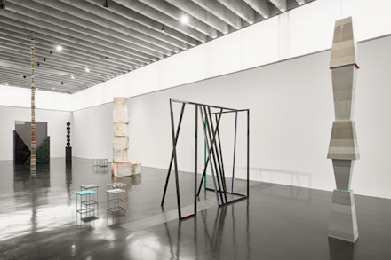 Eva Rothschild, <em> Alternative to Power </em>- Installation image 1. Installation view New Art Gallery Walsall, 2016. Courtesy The artist, Stuart Shave / Modern Art & The Modern Institute / Toby Webster.